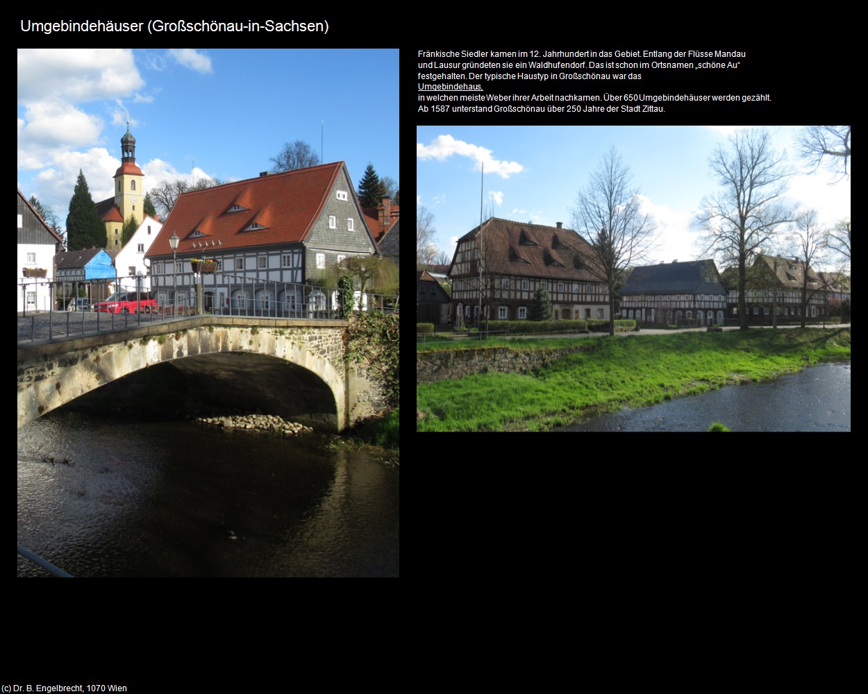 Umgebindehäuser (Großschönau-in-Sachsen) in Kulturatlas-SACHSEN(c)B.Engelbrecht