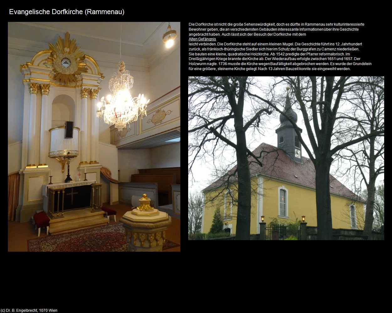 Ev. Dorfkirche (Rammenau) in Kulturatlas-SACHSEN(c)B.Engelbrecht