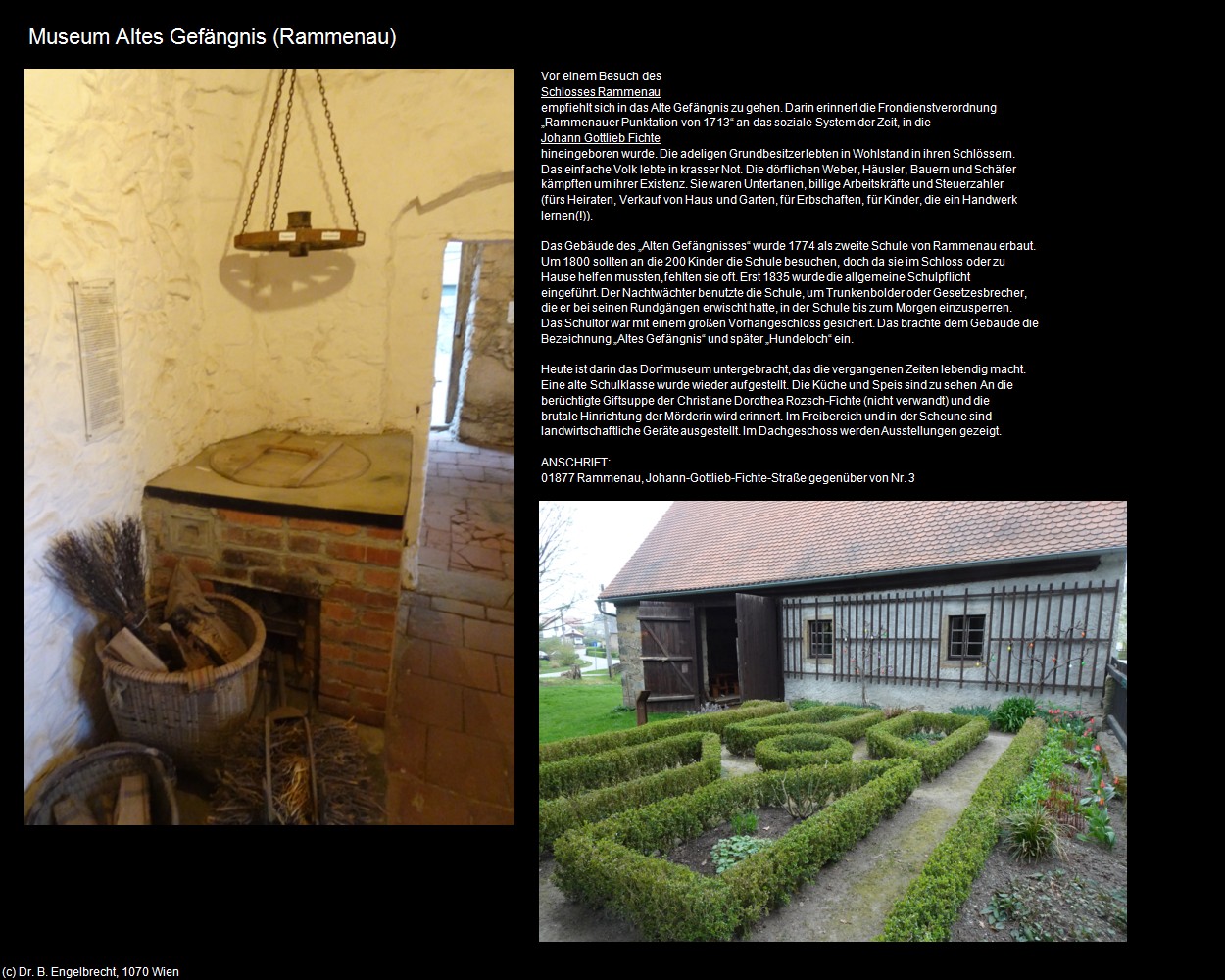 Museum Altes Gefängnis (Rammenau) in Kulturatlas-SACHSEN(c)B.Engelbrecht