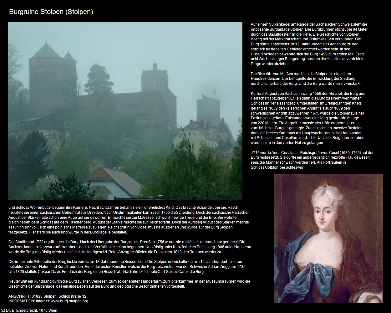 Burgruine Stolpen (Stolpen) in Kulturatlas-SACHSEN(c)B.Engelbrecht