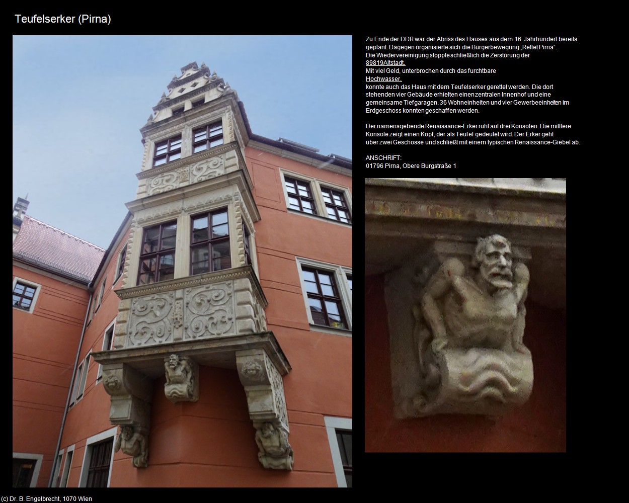 Teufelserker (Pirna) in Kulturatlas-SACHSEN(c)B.Engelbrecht