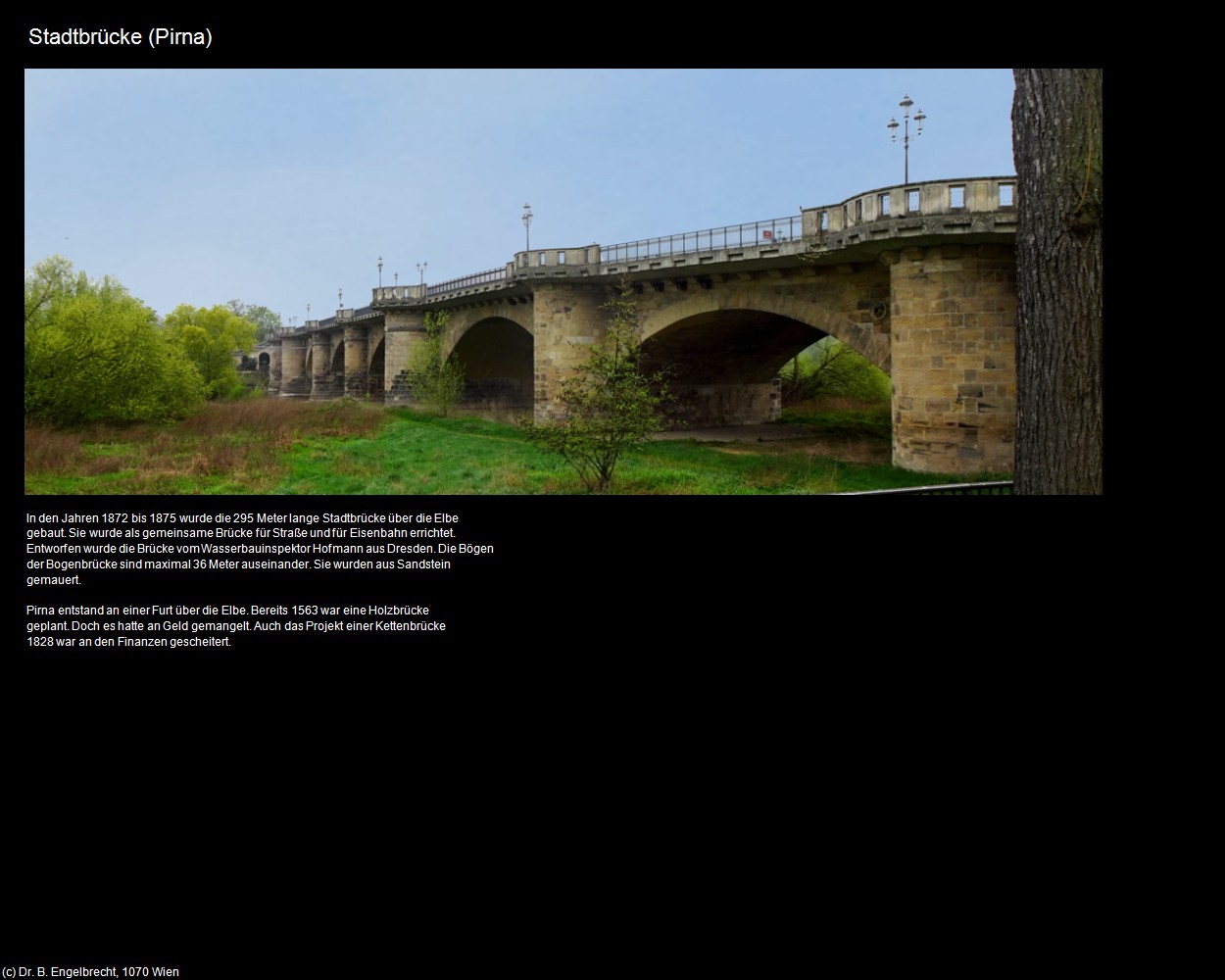 Stadtbrücke (Pirna) in Kulturatlas-SACHSEN