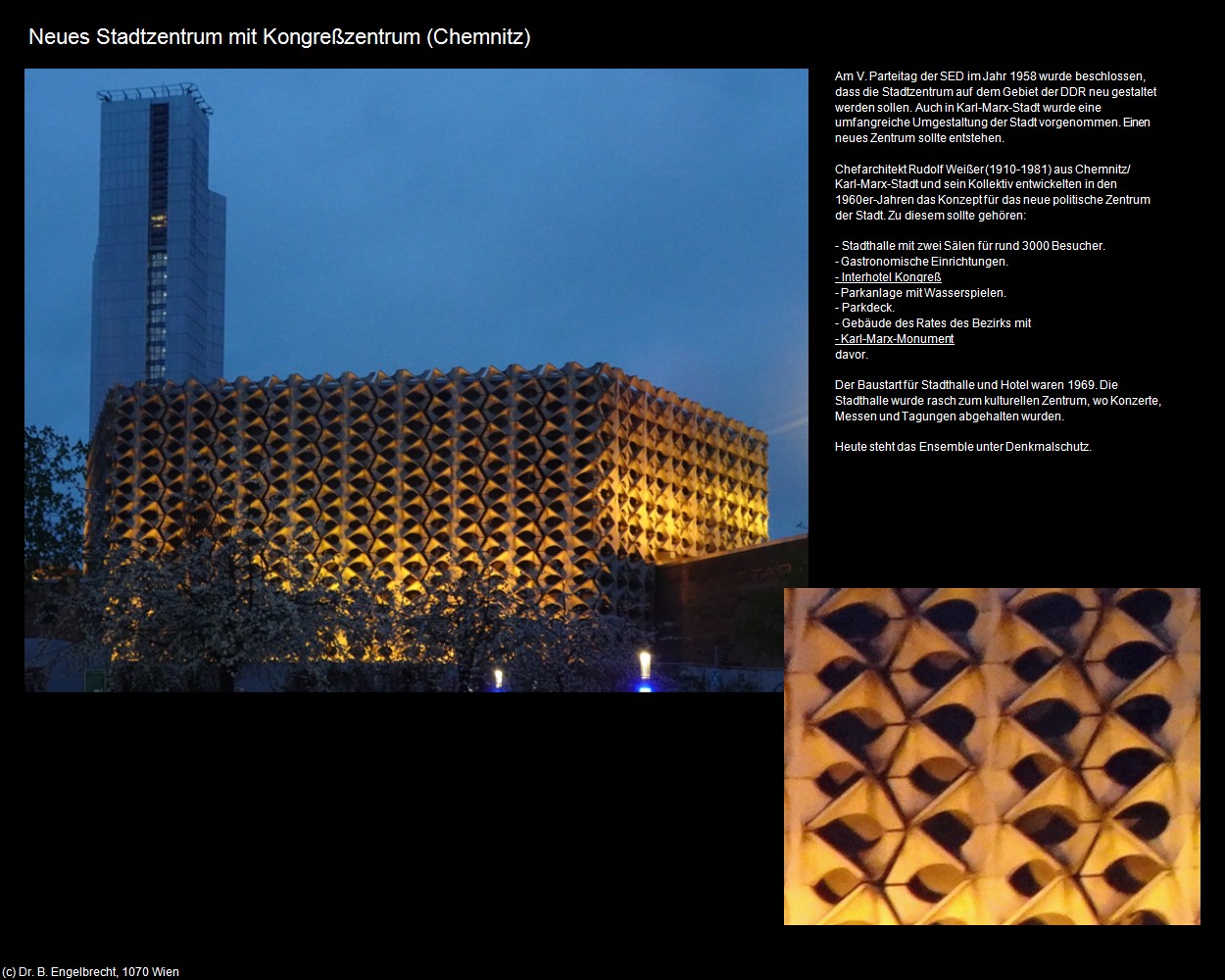 Neues Stadtzentrum mit Kongre&szlig;zentrum (Chemnitz) in Kulturatlas-SACHSEN(c)B.Engelbrecht