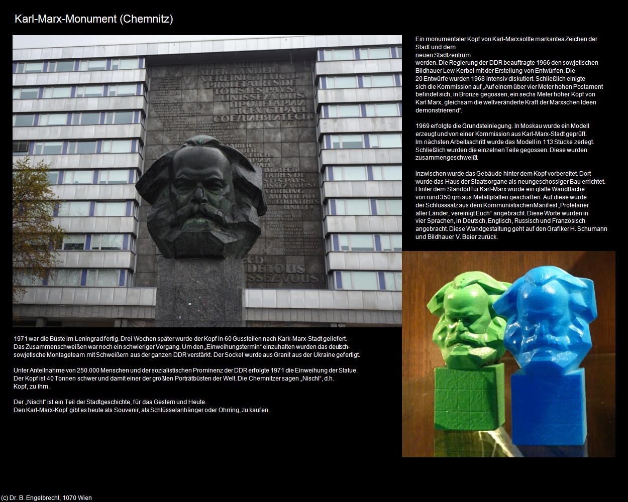 Karl-Marx-Monument (Chemnitz) in Kulturatlas-SACHSEN(c)B.Engelbrecht