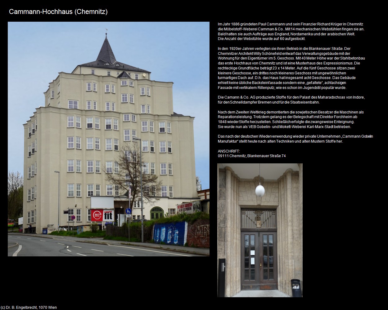 Cammann-Hochhaus  (Chemnitz) in Kulturatlas-SACHSEN