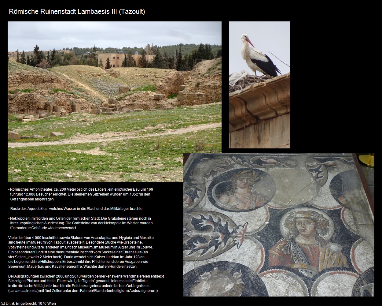 R&ouml;m. Ruinenstadt Lambaesis III (Tazoult) in Kulturatlas-ALGERIEN