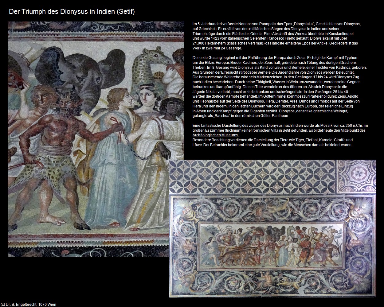 Der Triumph des Dionysus in Indien (Setif) in Kulturatlas-ALGERIEN(c)B.Engelbrecht