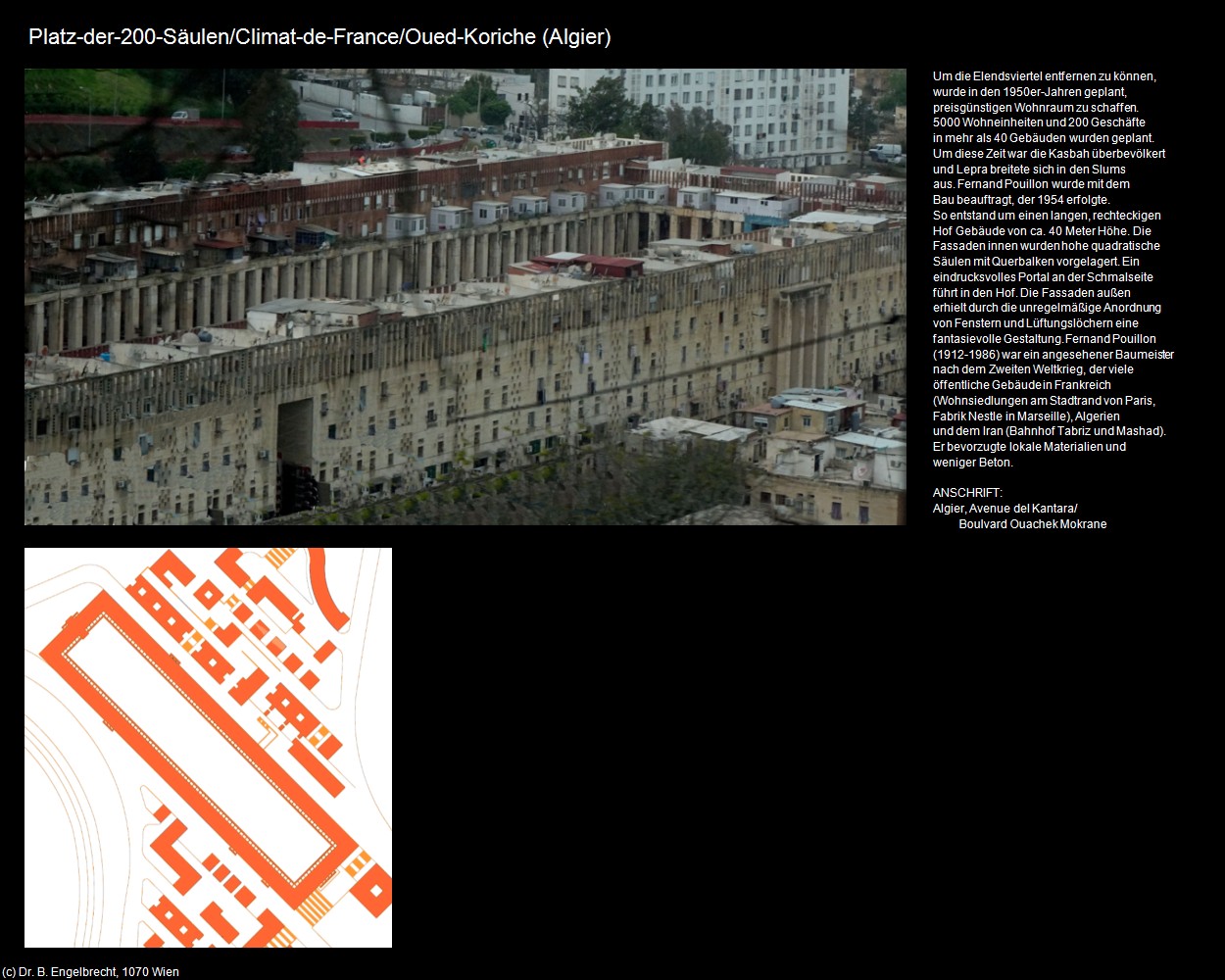 Platz-der-200-S&auml;ulen (Algier) in Kulturatlas-ALGERIEN