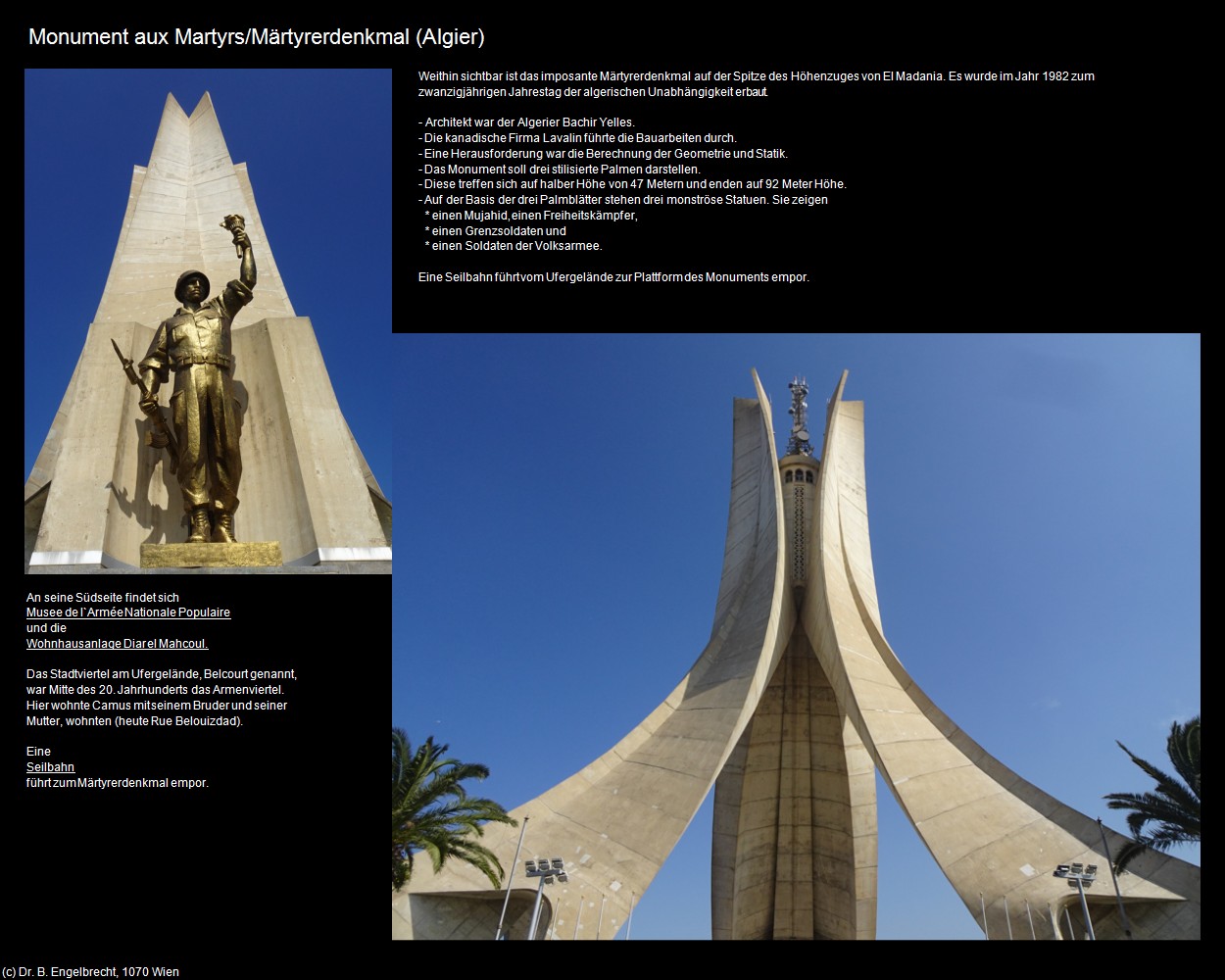 M&auml;rtyrerdenkmal (Algier) in Kulturatlas-ALGERIEN(c)B.Engelbrecht