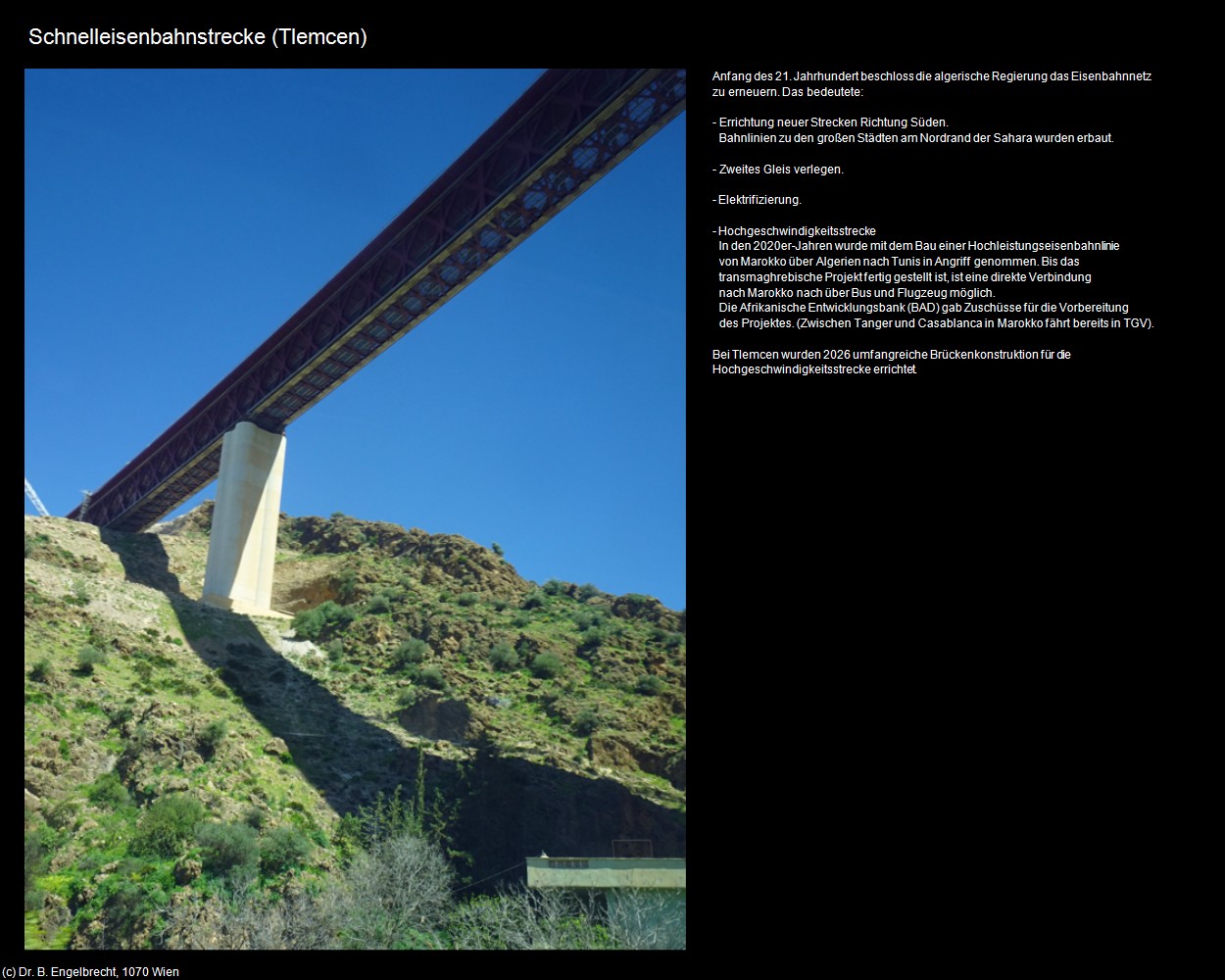 Schnelleisenbahnstrecke (Tlemcen) in Kulturatlas-ALGERIEN