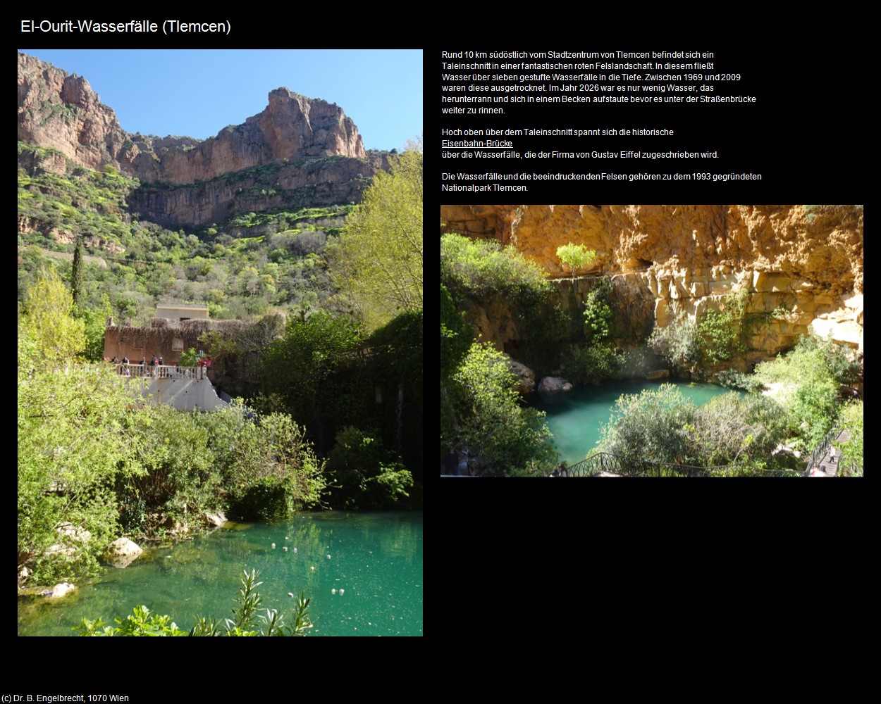 El-Ourit-Wasserf&auml;lle (Tlemcen) in Kulturatlas-ALGERIEN(c)B.Engelbrecht