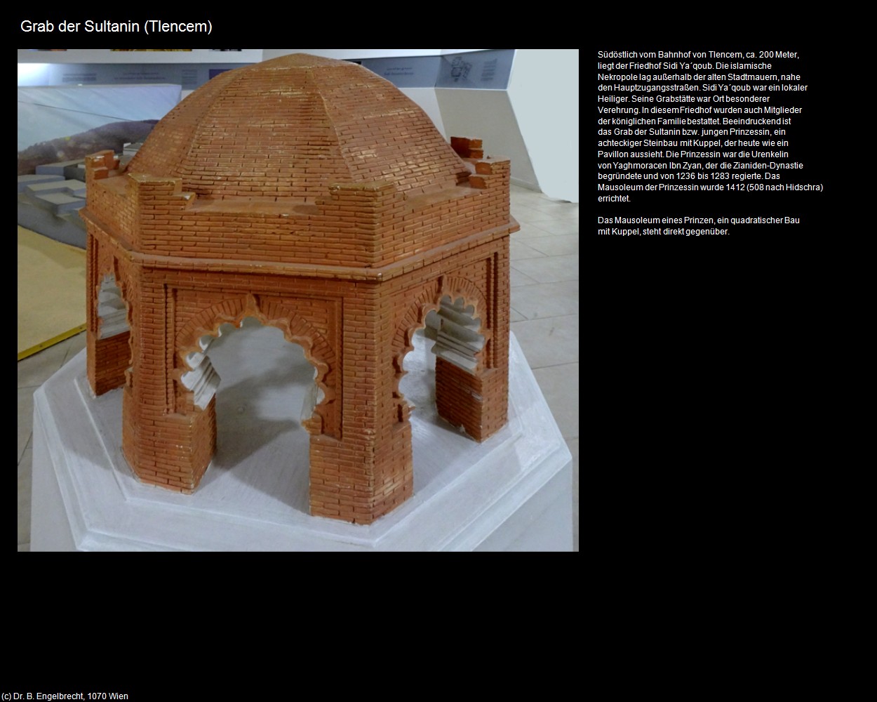 Grab der Sultanin (Tlemcen) in Kulturatlas-ALGERIEN