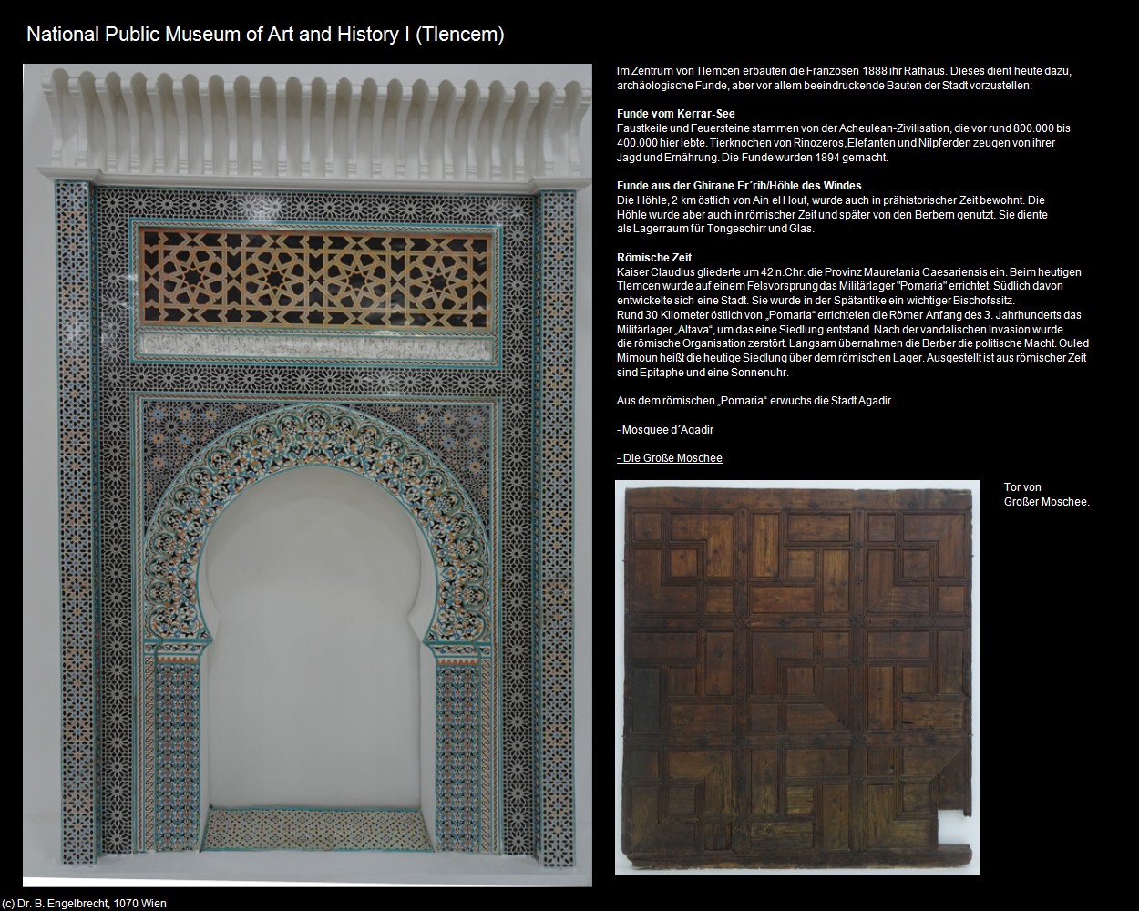 National Public Museum of Art and History I (Tlemcen) in Kulturatlas-ALGERIEN(c)B.Engelbrecht