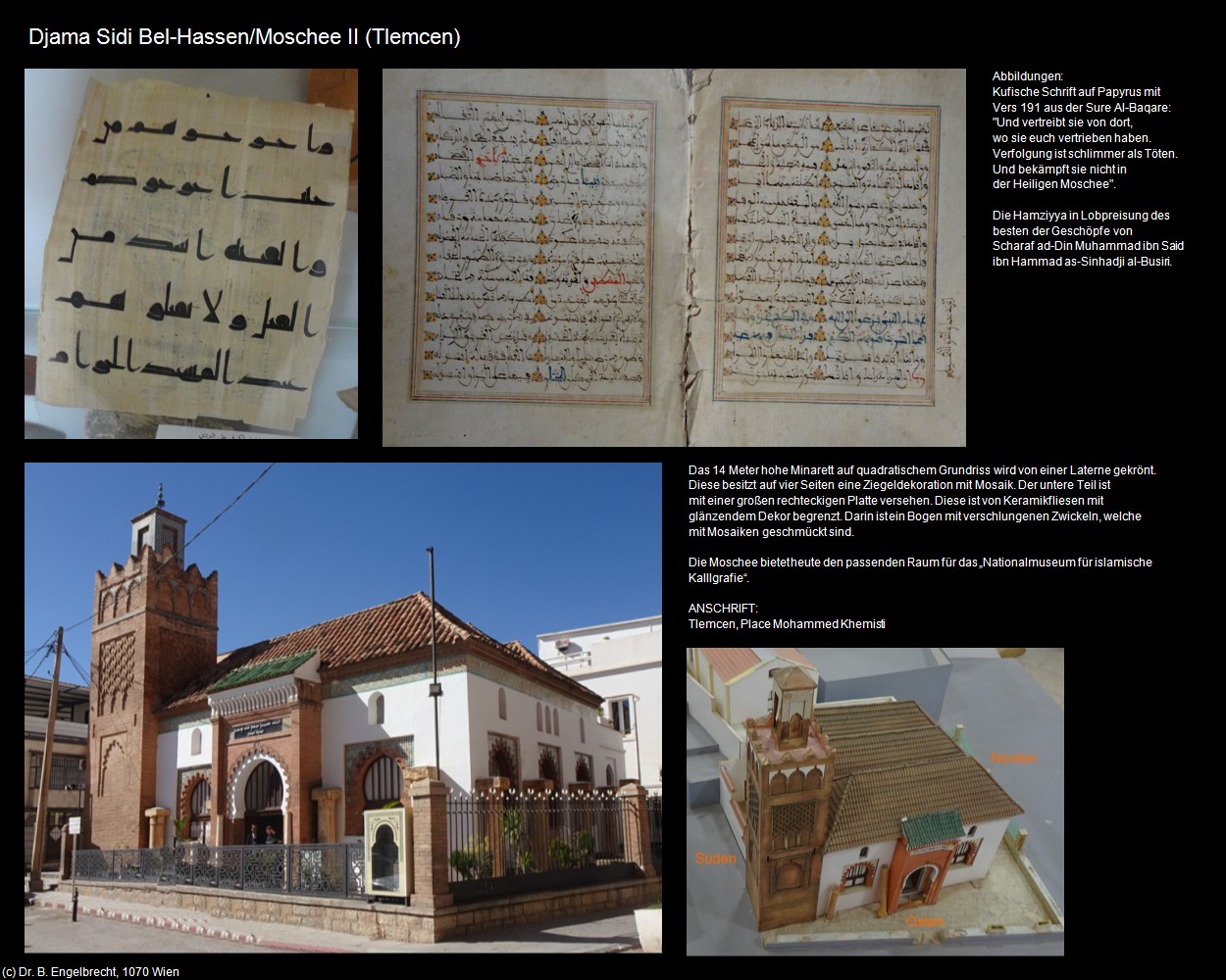 Djama Sidi Bel-Hassen II (Tlemcen) in Kulturatlas-ALGERIEN