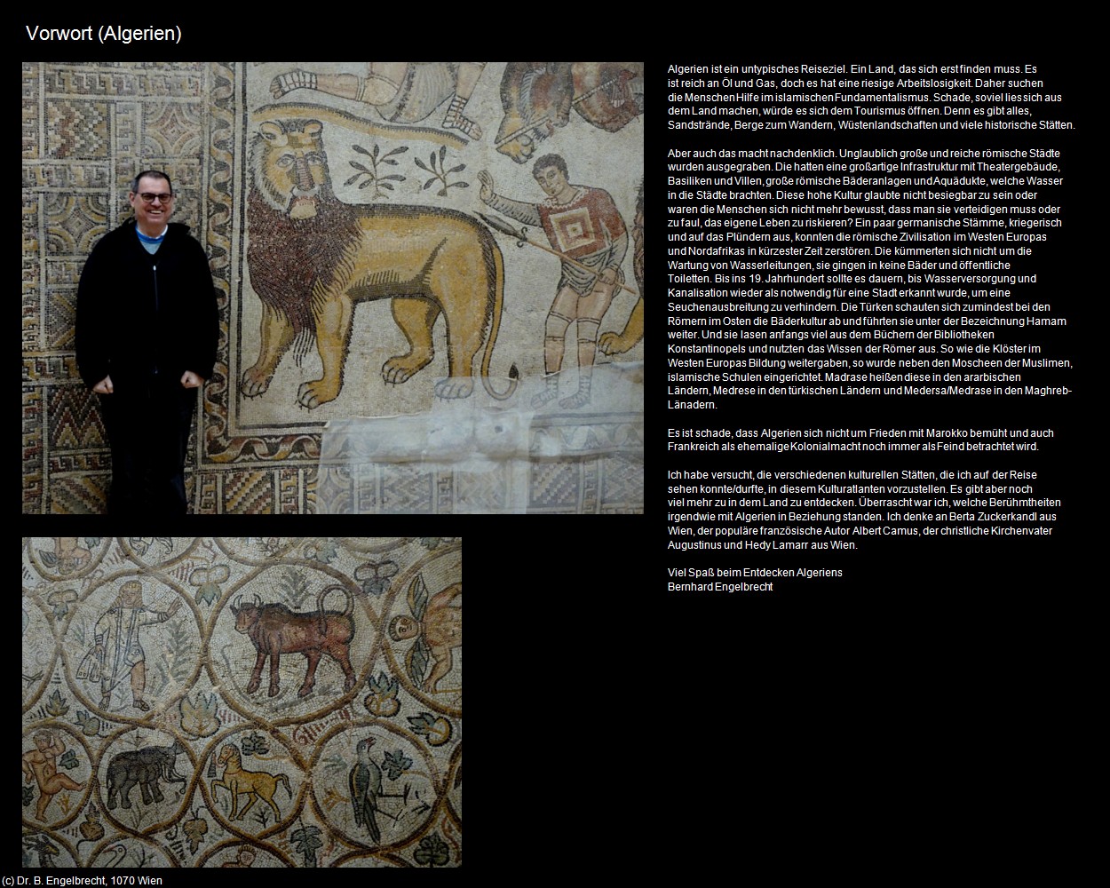 Vorwort (+Allgemeines-Algerien) in Kulturatlas-ALGERIEN