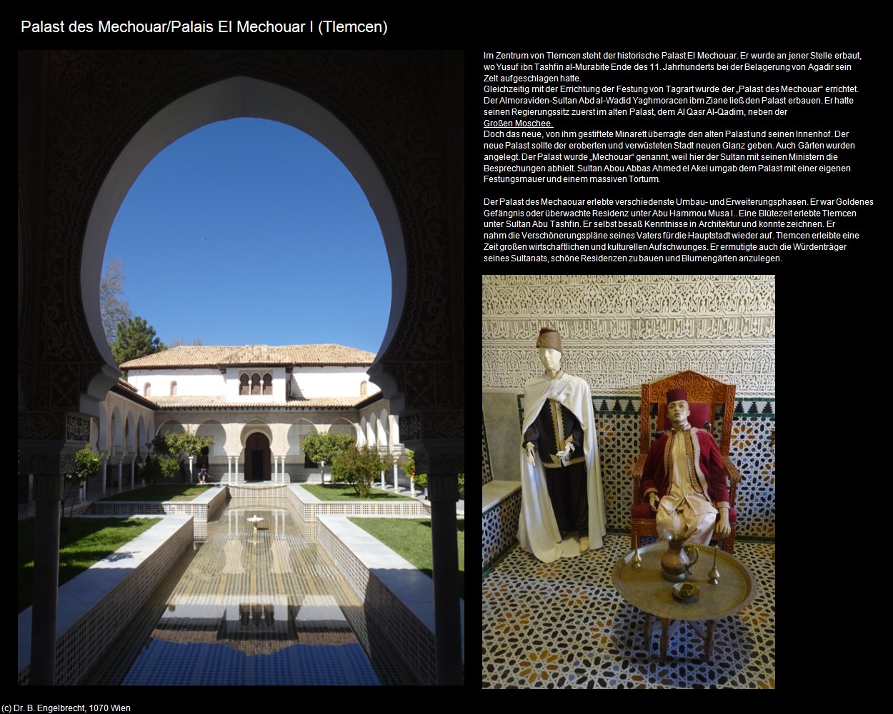 Palais El Mechouar I (Tlemcen) in Kulturatlas-ALGERIEN(c)B.Engelbrecht