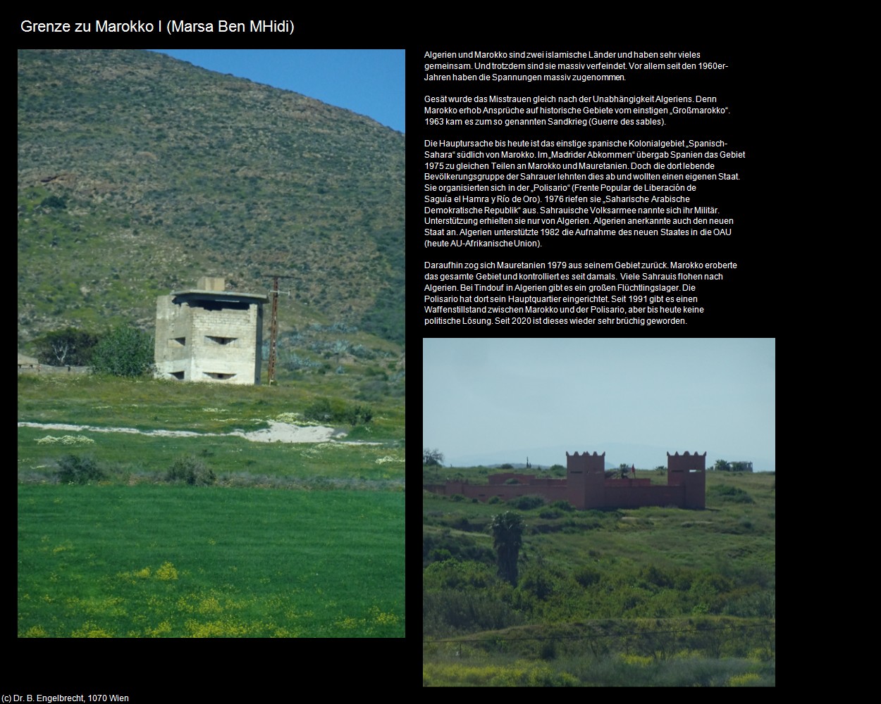 Grenze zu Marokko I (Marsa Ben MHidi) in Kulturatlas-ALGERIEN