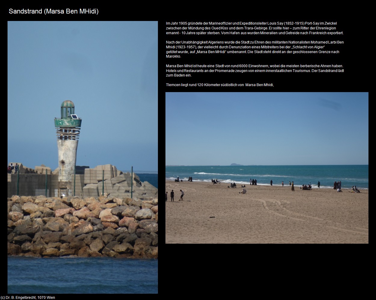 Sandstrand (Marsa Ben MHidi) in Kulturatlas-ALGERIEN