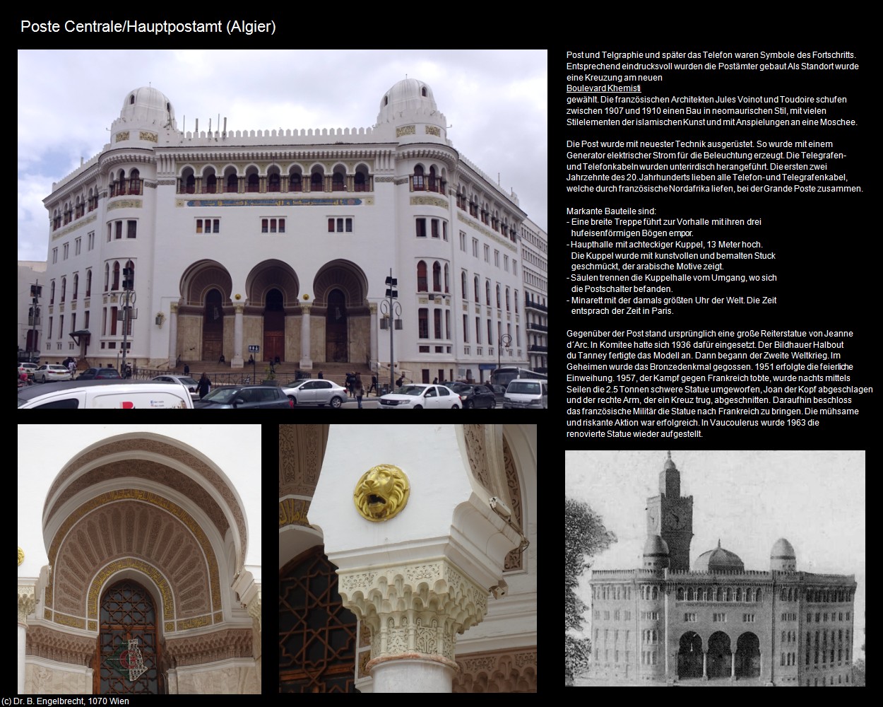 Poste Centrale (Algier) in Kulturatlas-ALGERIEN(c)B.Engelbrecht