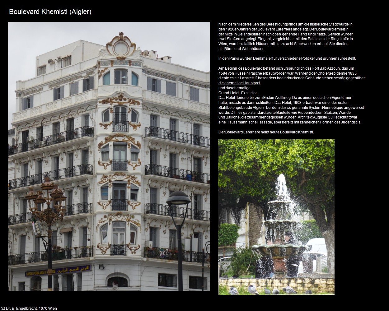 Boulevard Khemisti (Algier) in Kulturatlas-ALGERIEN(c)B.Engelbrecht