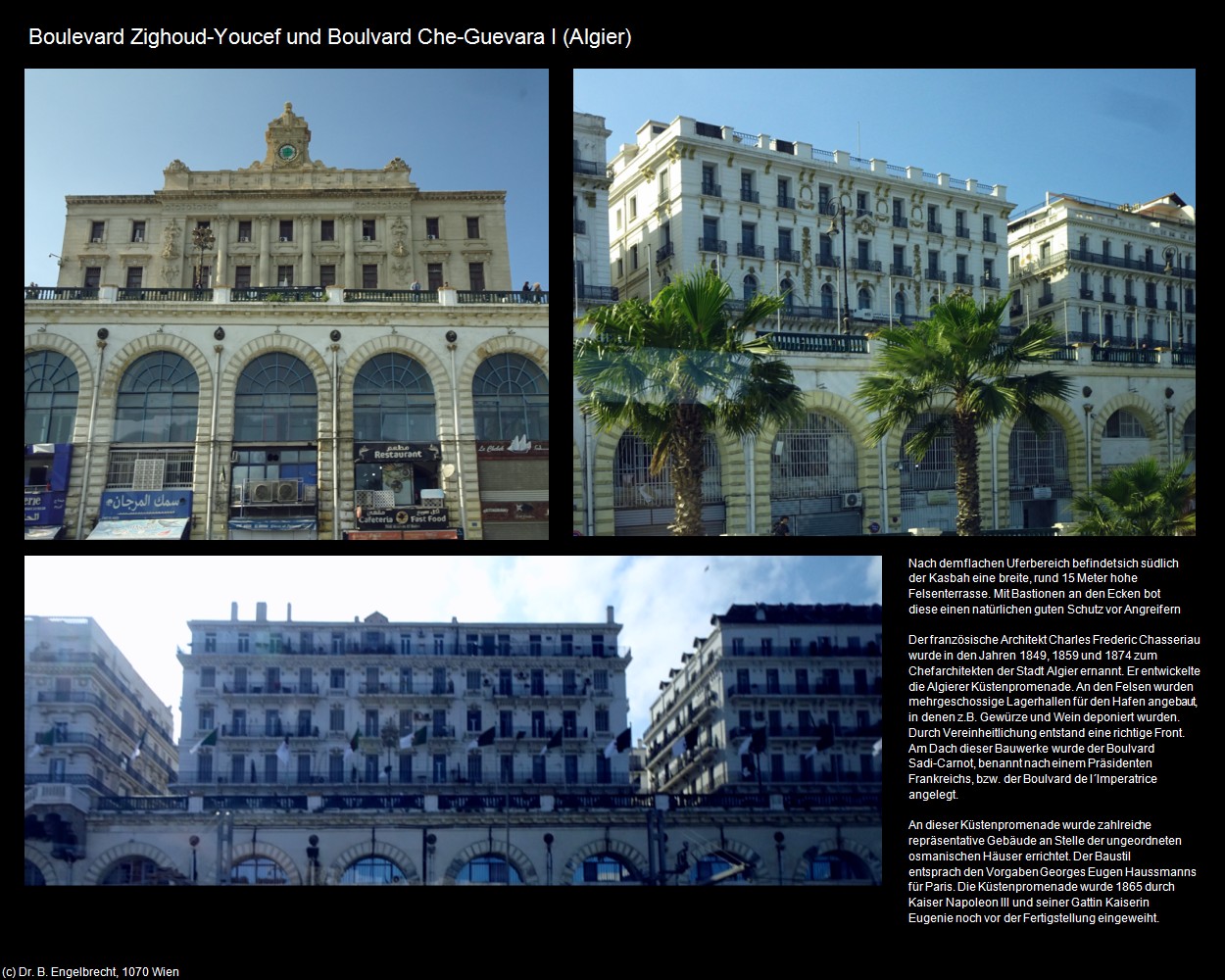 Boulevard Zighoud-Youcef und Che-Guevara I (Algier) in Kulturatlas-ALGERIEN