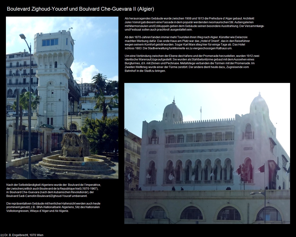 Boulevard Zighoud-Youcef und Che-Guevara II (Algier) in Kulturatlas-ALGERIEN
