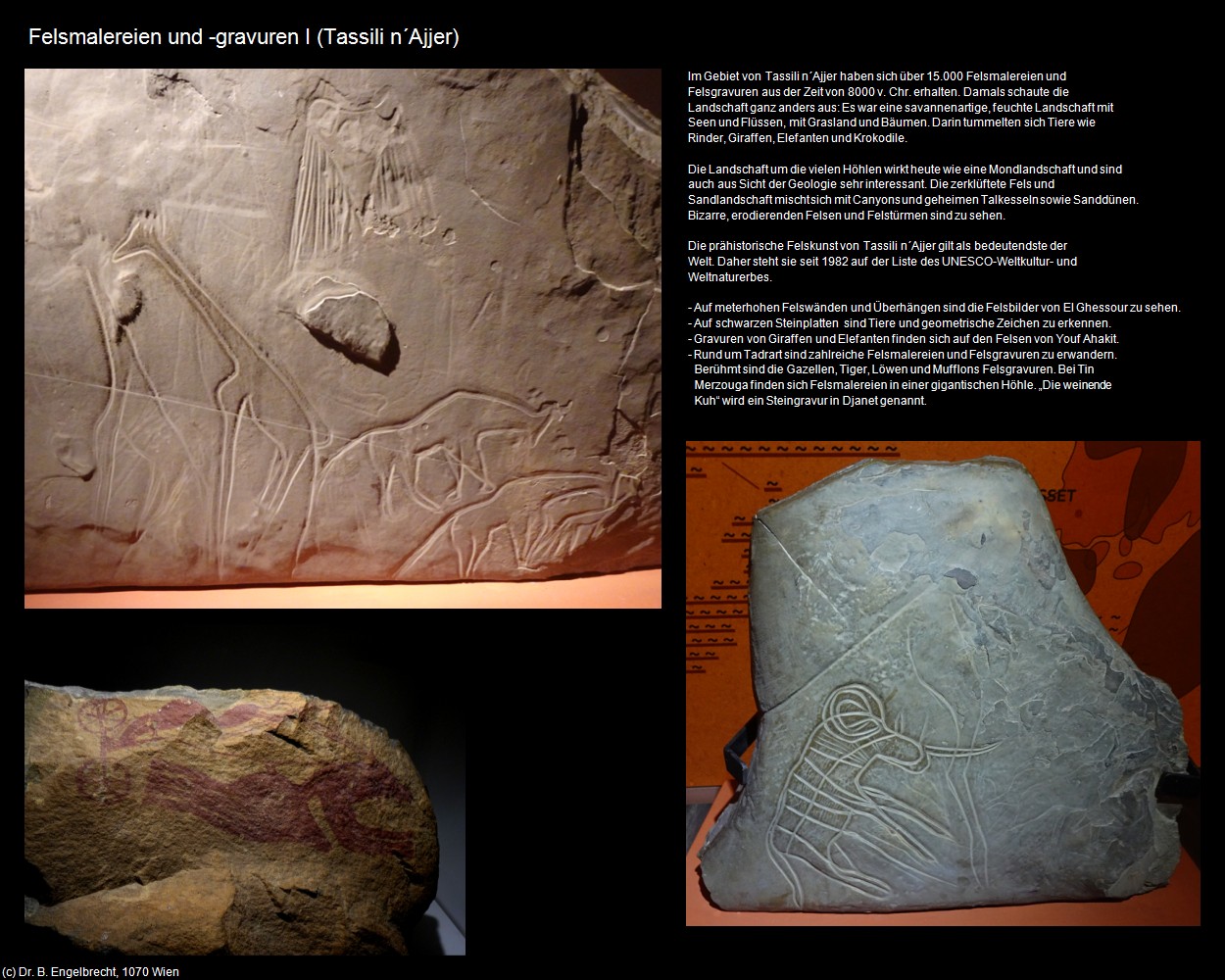 Felsmalereien und -gravuren I (Tassili n&lsquo;Ajjer) in Kulturatlas-ALGERIEN