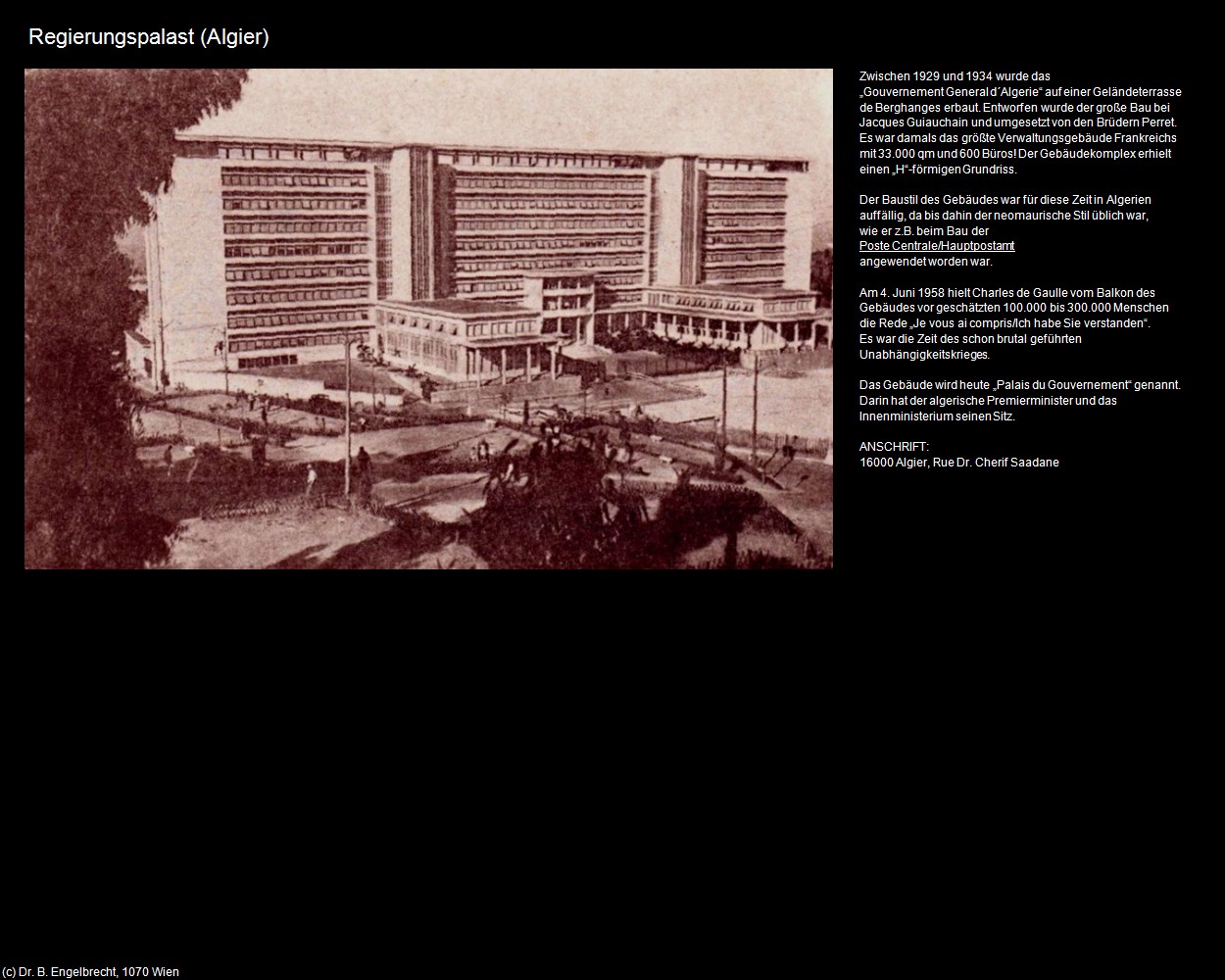 Regierungspalast (Algier) in Kulturatlas-ALGERIEN(c)B.Engelbrecht