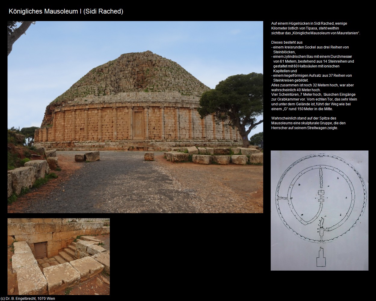 K&ouml;nigliches Mausoleum I (Sidi Rached) in Kulturatlas-ALGERIEN