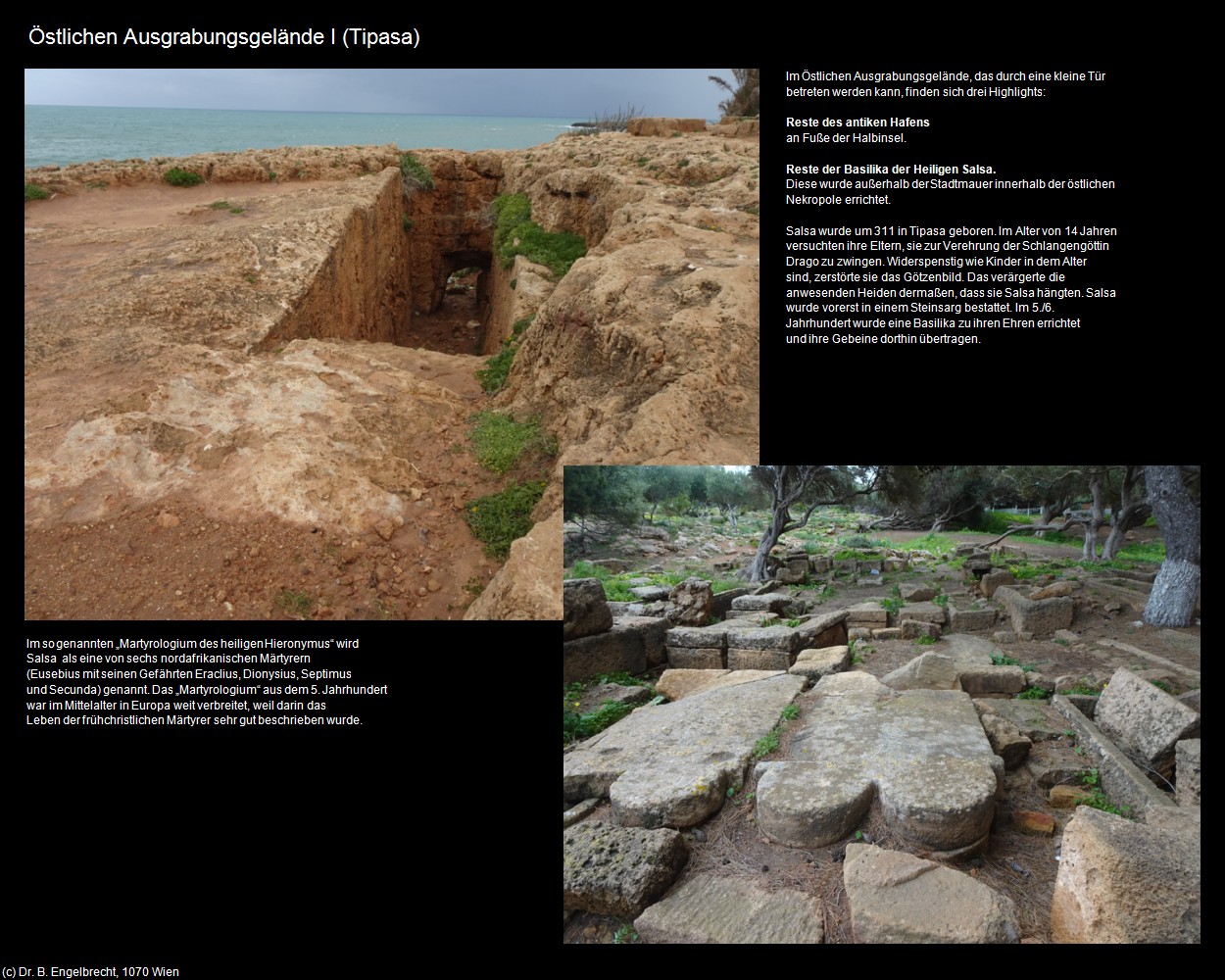 &Ouml;stlichen Ausgrabungsgel&auml;nde I (Tipasa) in Kulturatlas-ALGERIEN