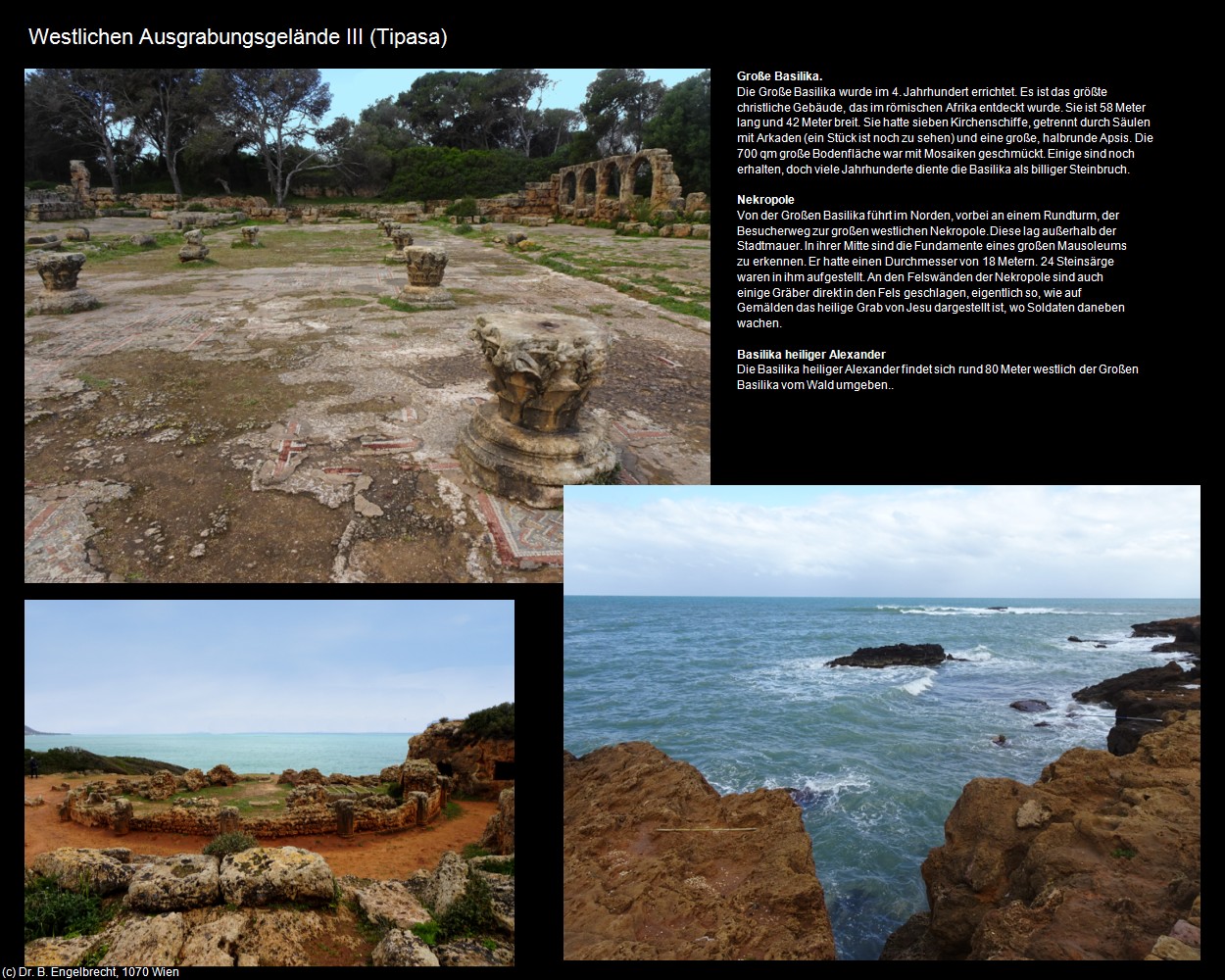 Westlichen Ausgrabungsgel&auml;nde III (Tipasa) in Kulturatlas-ALGERIEN