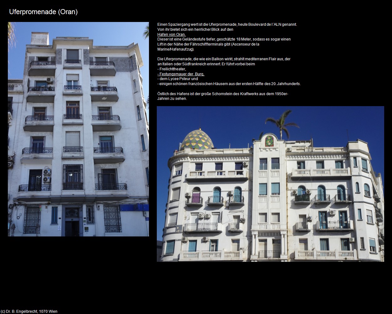Uferpromenade (Oran) in Kulturatlas-ALGERIEN(c)B.Engelbrecht
