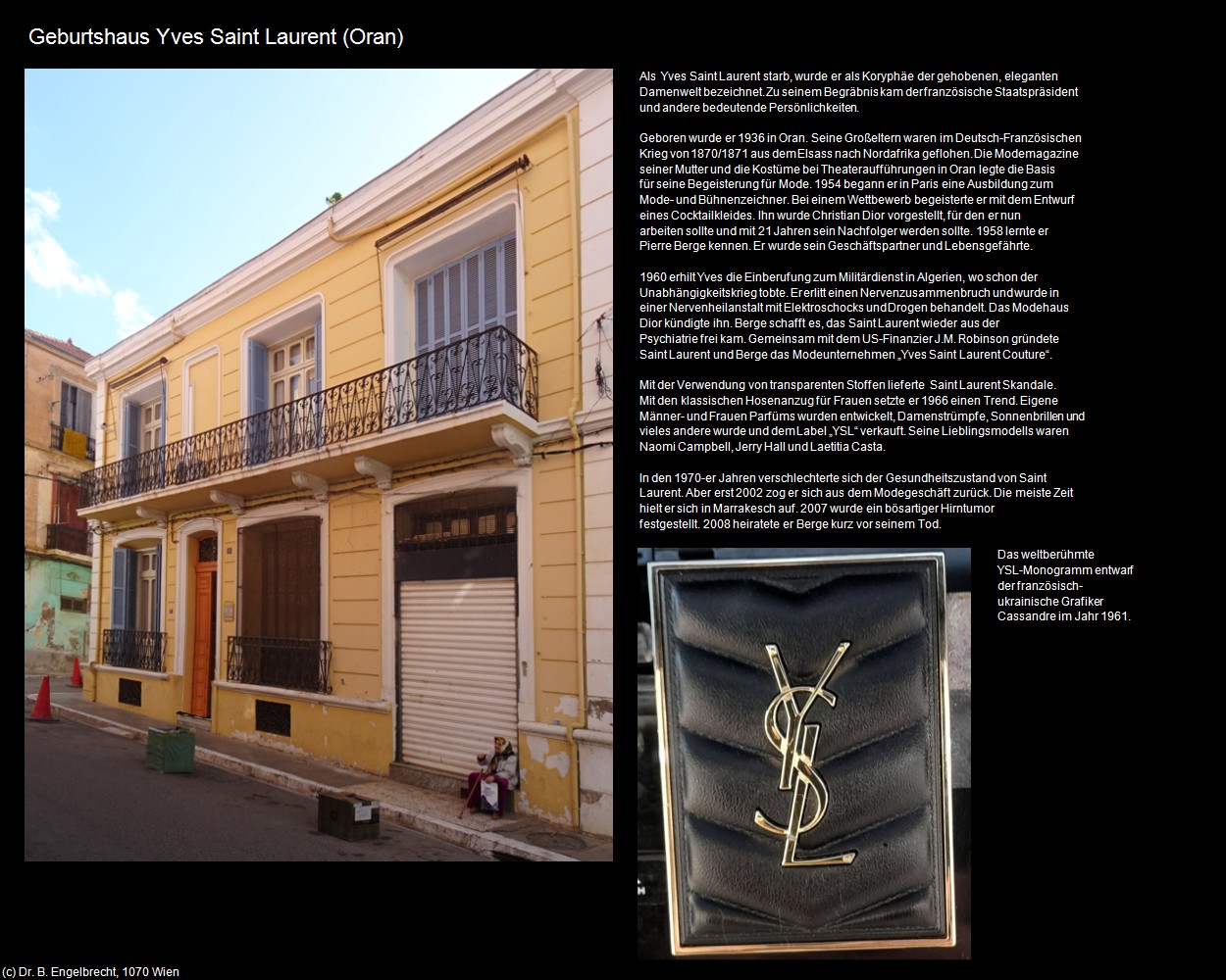 Geburtshaus Yves Saint Laurent (Oran) in Kulturatlas-ALGERIEN