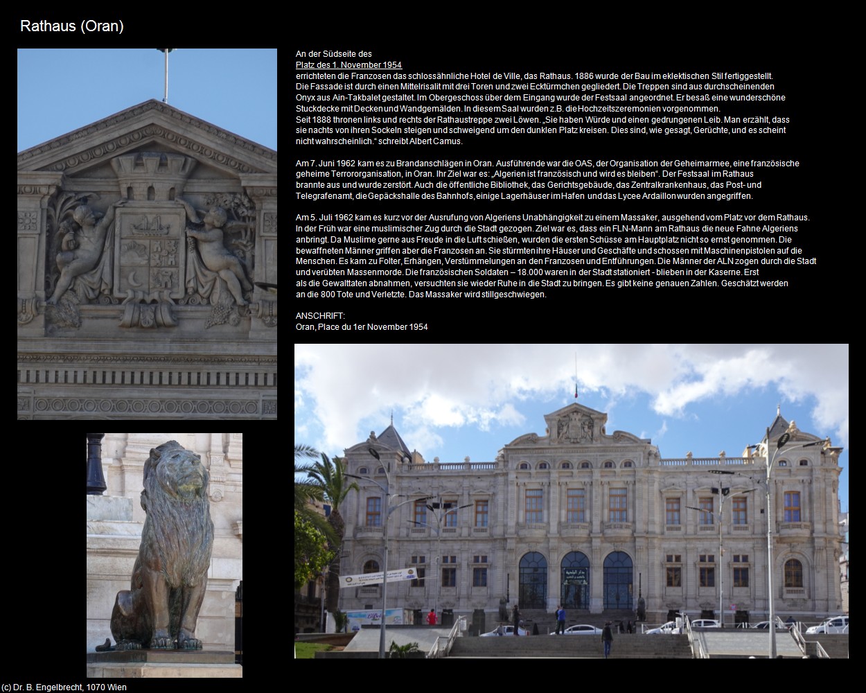 Rathaus (Oran) in Kulturatlas-ALGERIEN(c)B.Engelbrecht