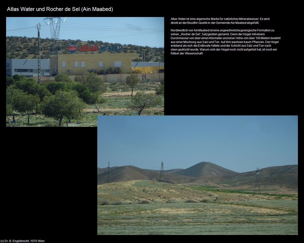 Atlas Water und Rocher de Sel (Ain Maabed) in Kulturatlas-ALGERIEN