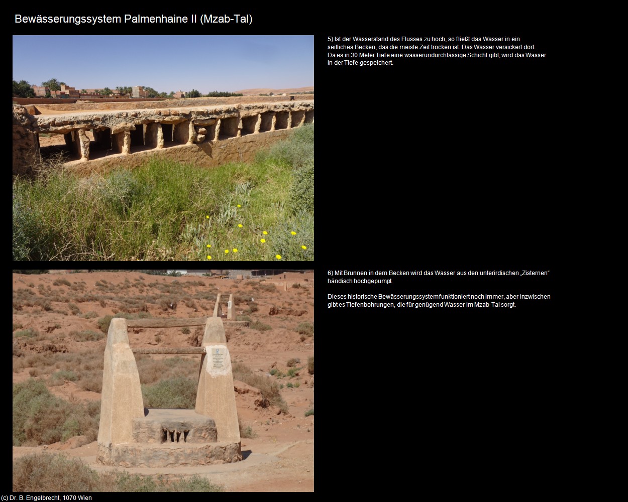 Bew&auml;sserungssystem (Mzab-Tal) in Kulturatlas-ALGERIEN