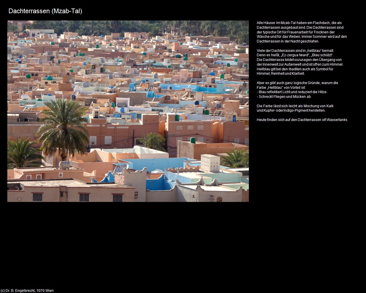 Dachterrassen (Mzab-Tal) in Kulturatlas-ALGERIEN