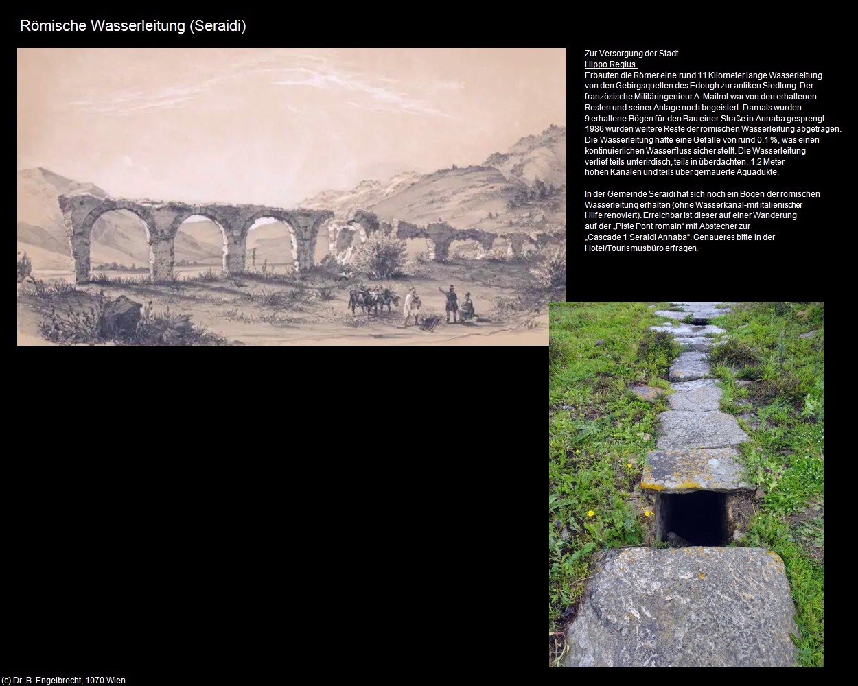 R&ouml;mische Wasserleitung (Seraidi) in Kulturatlas-ALGERIEN(c)B.Engelbrecht
