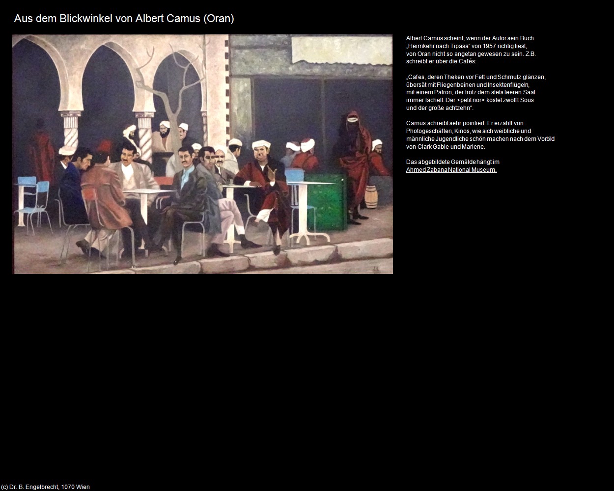 Aus dem Blickwinkel von Albert Camus (Oran) in Kulturatlas-ALGERIEN(c)B.Engelbrecht