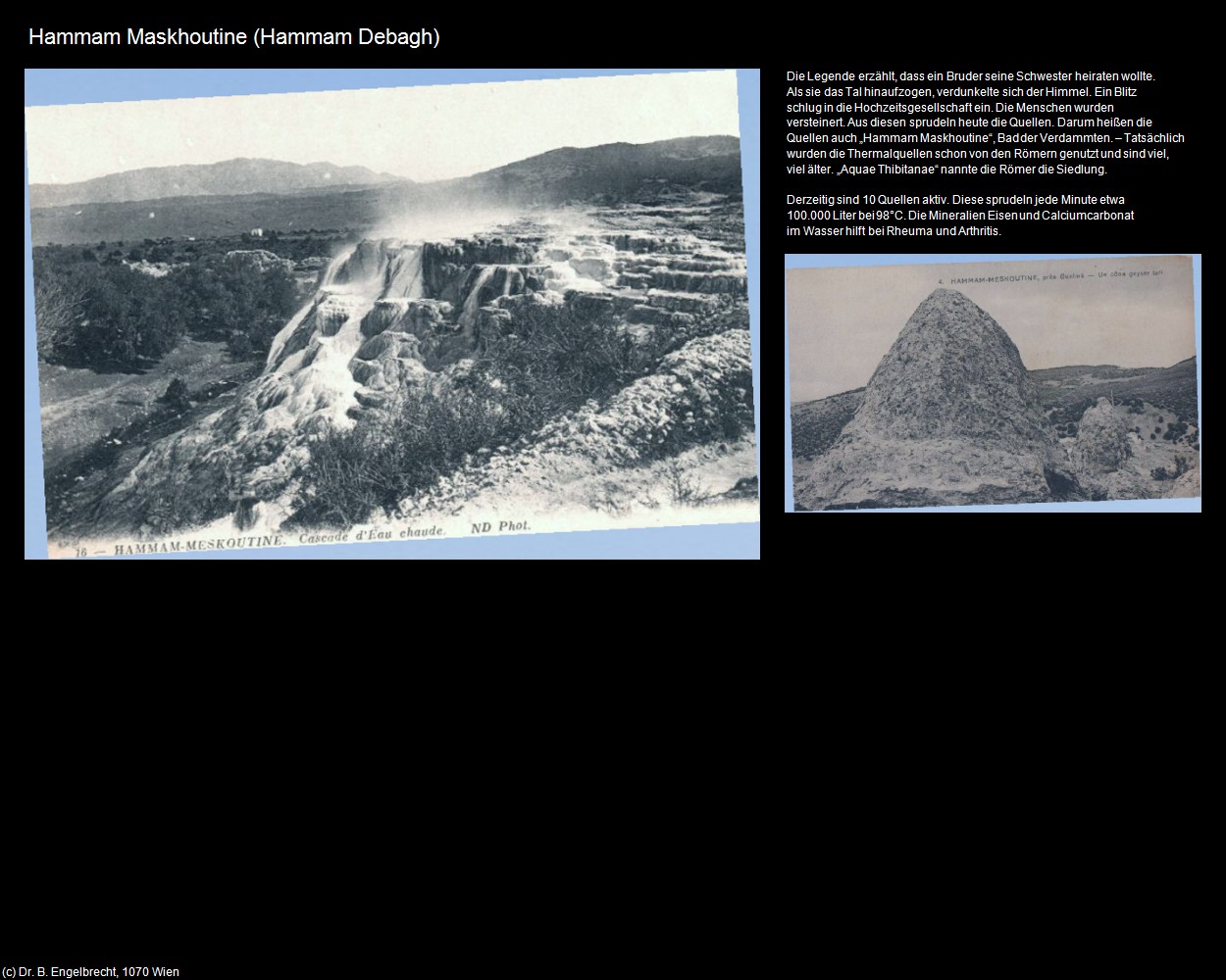 Hammam Maskhoutine (Hammam Debagh) in Kulturatlas-ALGERIEN