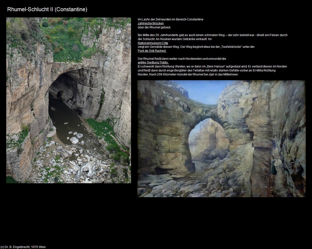 Rhumel-Schlucht II (Constantine) in Kulturatlas-ALGERIEN(c)B.Engelbrecht