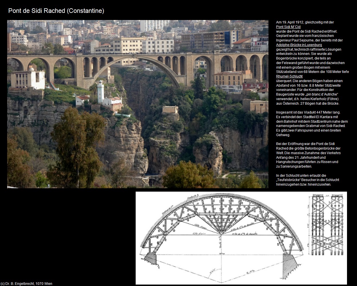 Pont de Sidi Rached (Constantine) in Kulturatlas-ALGERIEN(c)B.Engelbrecht