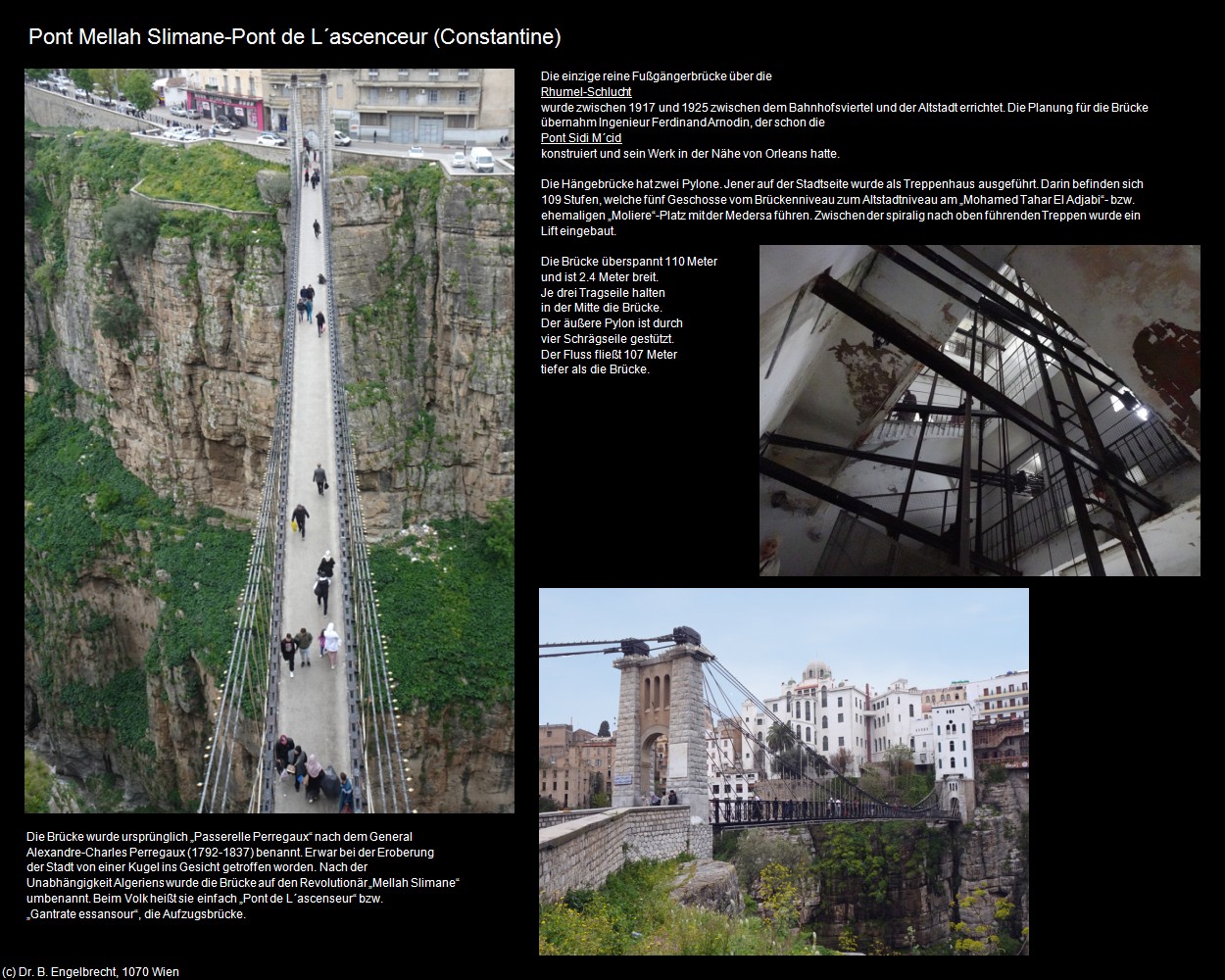 Pont de L&lsquo;ascenceur (Constantine) in Kulturatlas-ALGERIEN(c)B.Engelbrecht