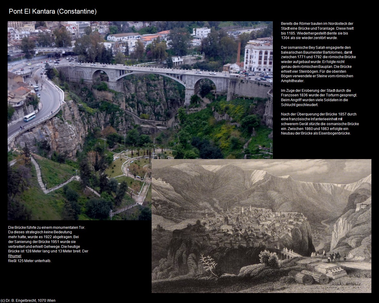Pont El Kantara (Constantine) in Kulturatlas-ALGERIEN(c)B.Engelbrecht