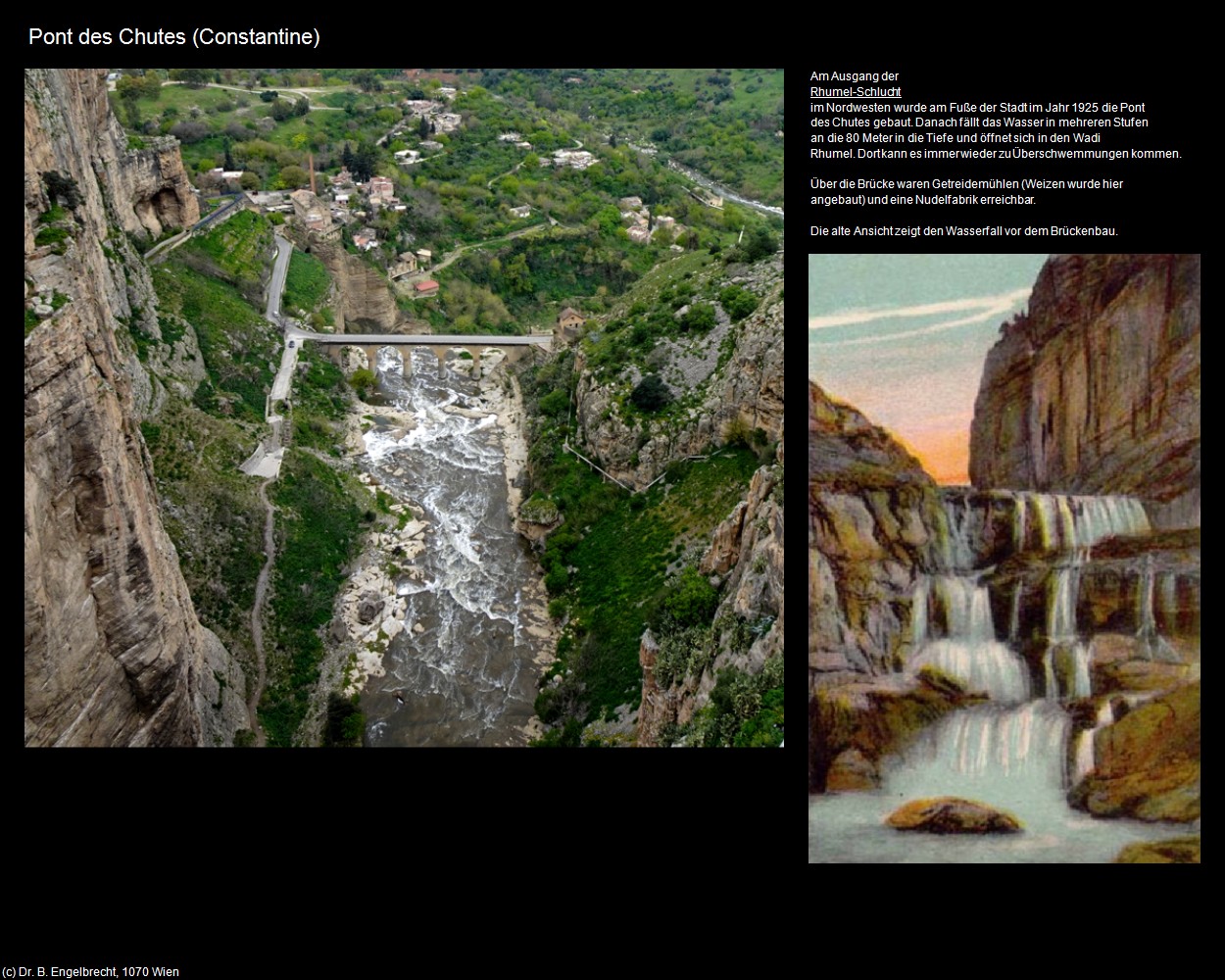 Pont des Chutes (Constantine) in Kulturatlas-ALGERIEN(c)B.Engelbrecht