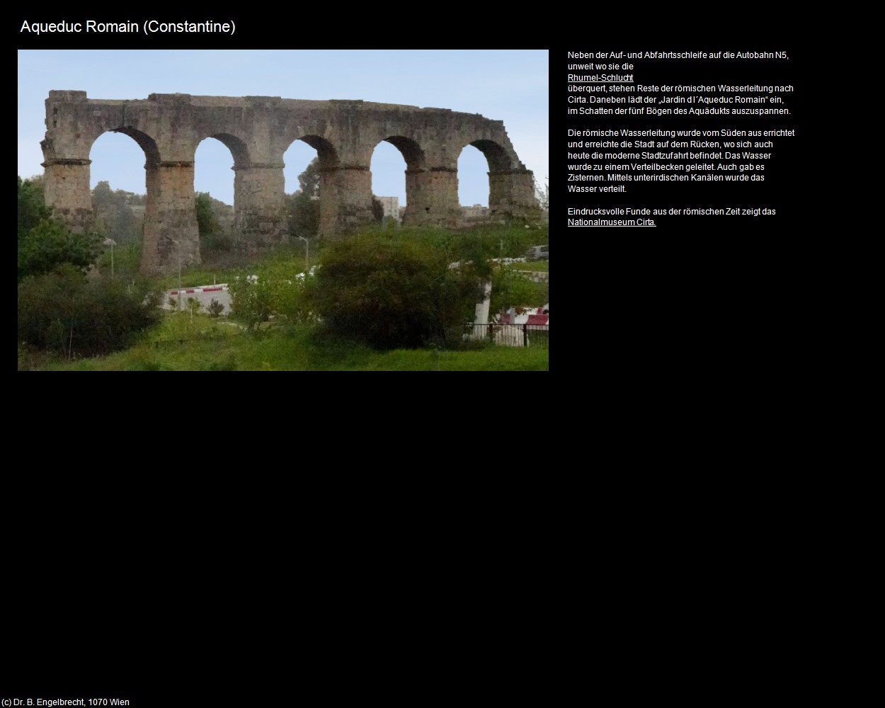 Aqueduc Romain (Constantine) in Kulturatlas-ALGERIEN(c)B.Engelbrecht