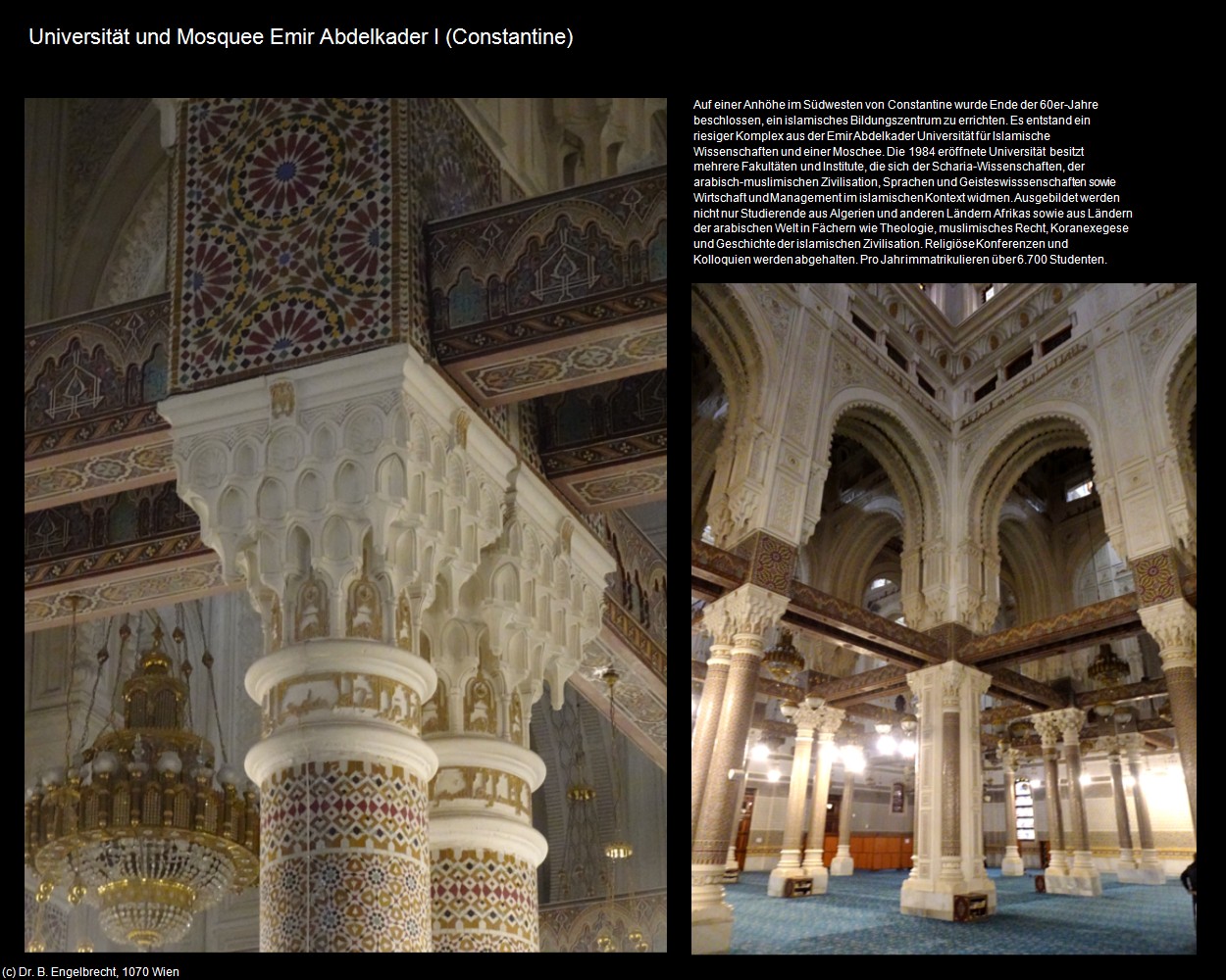 Universit&auml;t und Mosquee Emir Abdelkader I (Constantine) in Kulturatlas-ALGERIEN