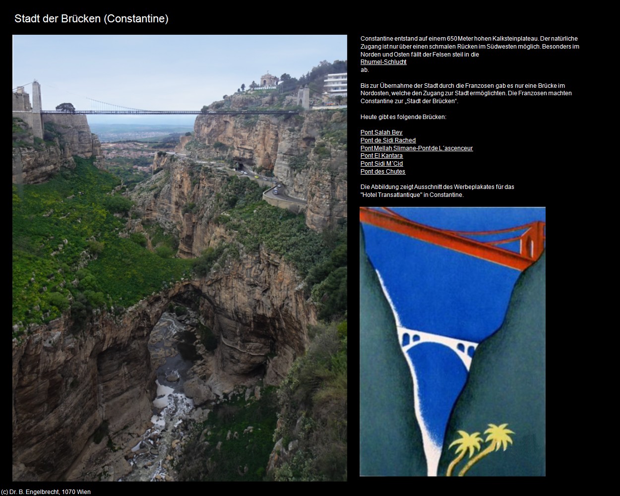 Stadt der Br&uuml;cken (Constantine) in Kulturatlas-ALGERIEN(c)B.Engelbrecht
