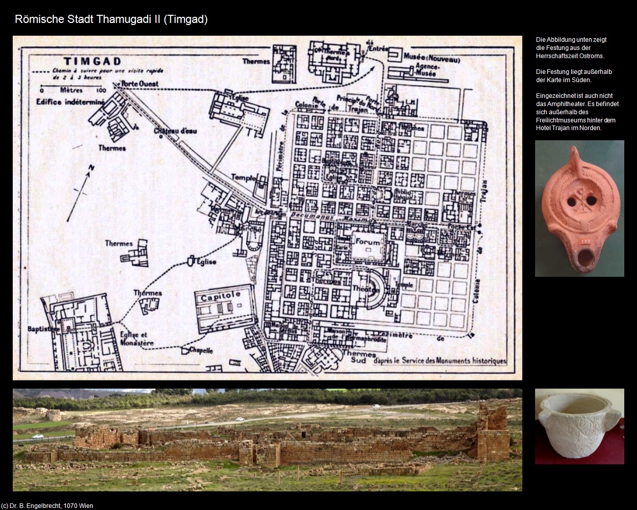 R&ouml;mische Stadt Thamugadi II (Timgad) in Kulturatlas-ALGERIEN