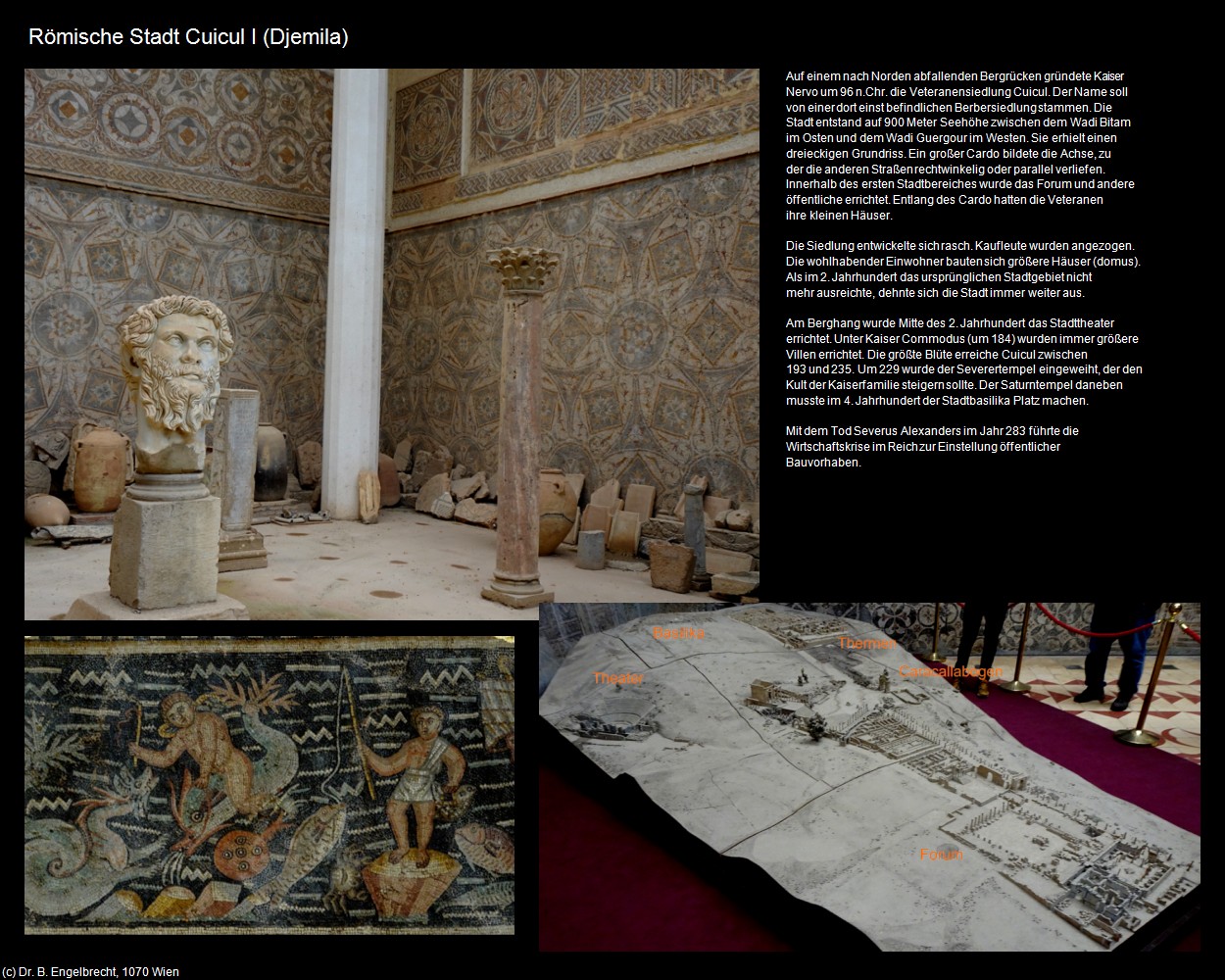 R&ouml;mische Stadt Cuicul I  (Djemila) in Kulturatlas-ALGERIEN
